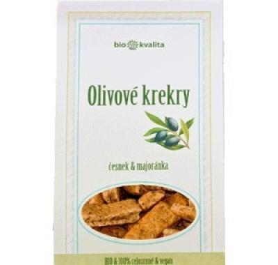 Česnekové krekry s majoránkou 130 g-BIO